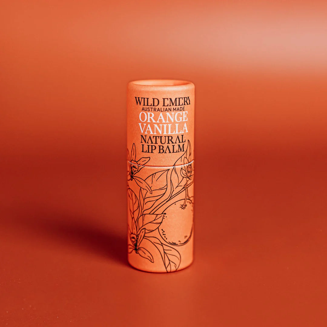 Wild Emery Natural Lip Balm - Orange &amp; Vanilla