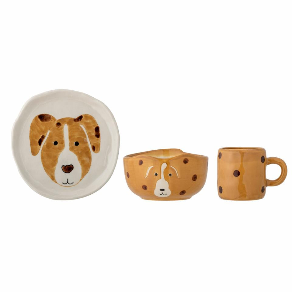 Fenix Tableware Set, Brown Dog