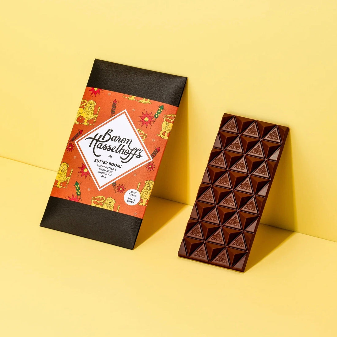 Baron Hasselhoff’s Butter Boom - Burnt Butter &amp; Cinnamon Choc Bar - The Flower Crate