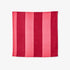 Bonnie & Neil - Big Stripe Cerise Napkin - The Flower Crate