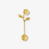 Bonnie & Neil - Brass Wild Flower Teaspoon - The Flower Crate