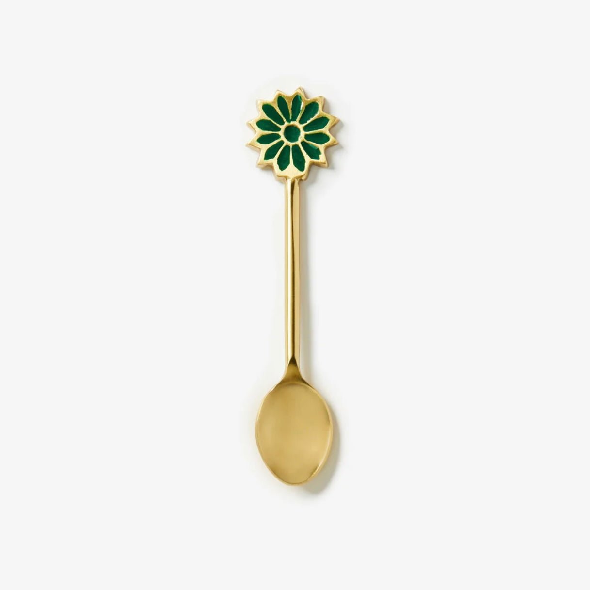 Bonnie &amp; Neil - Enamel Petal Teaspoon - The Flower Crate