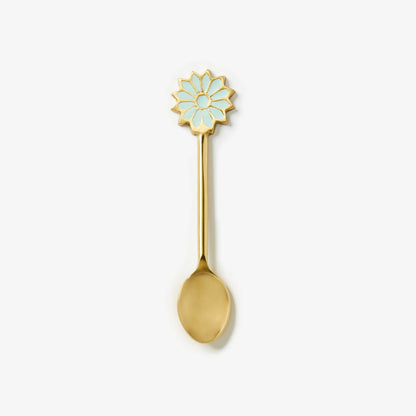 Bonnie &amp; Neil - Enamel Petal Teaspoon - The Flower Crate