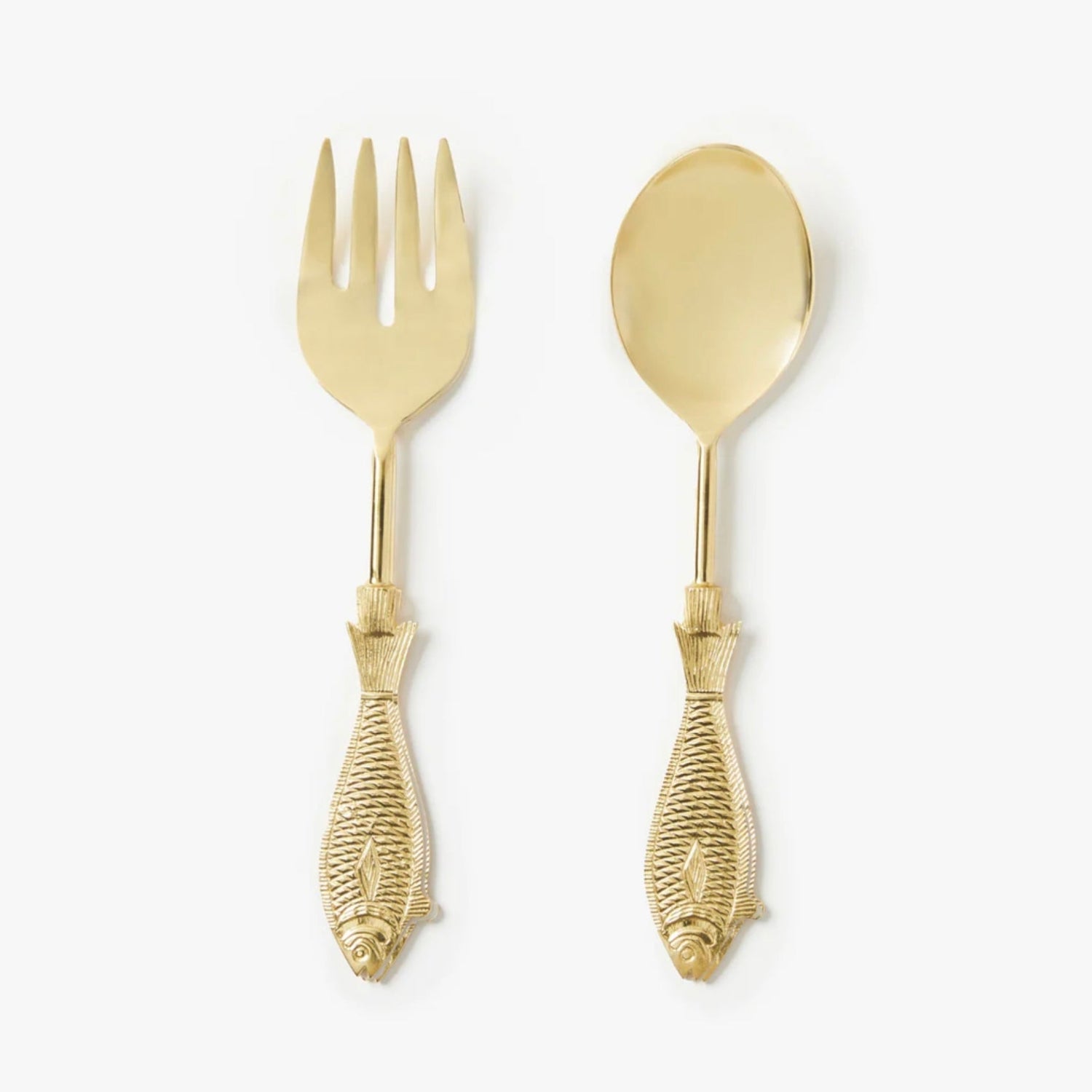 Bonnie &amp; Neil - Fish Salad Servers - The Flower Crate