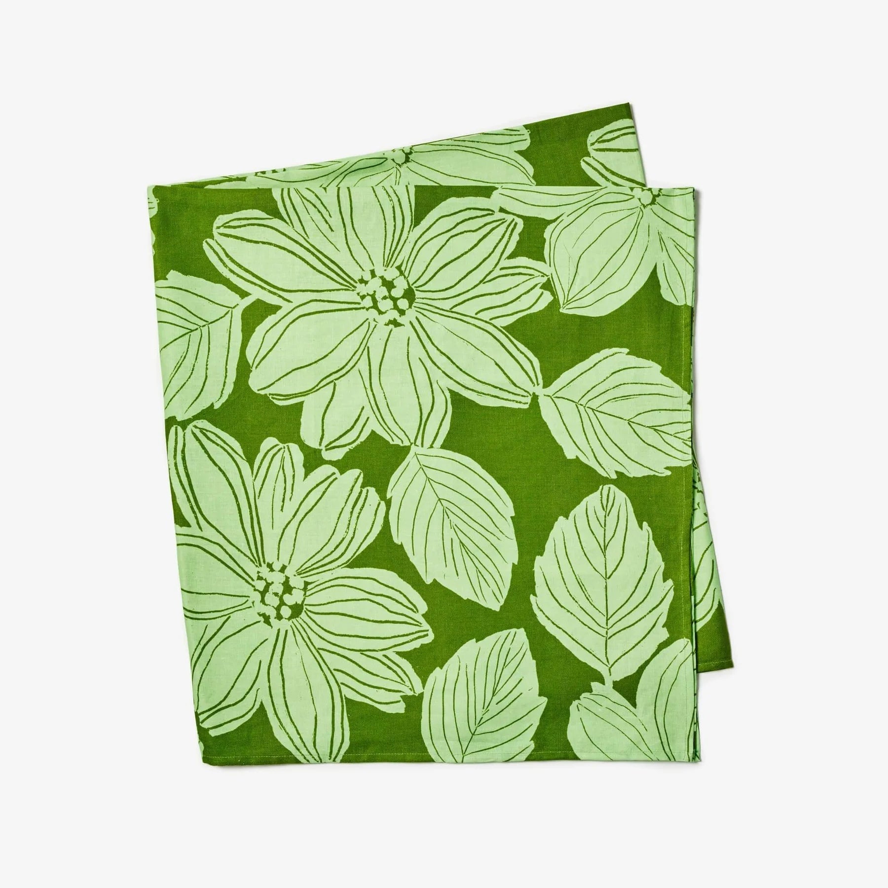 Bonnie &amp; Neil - Margot Tablecloth, Green - The Flower Crate