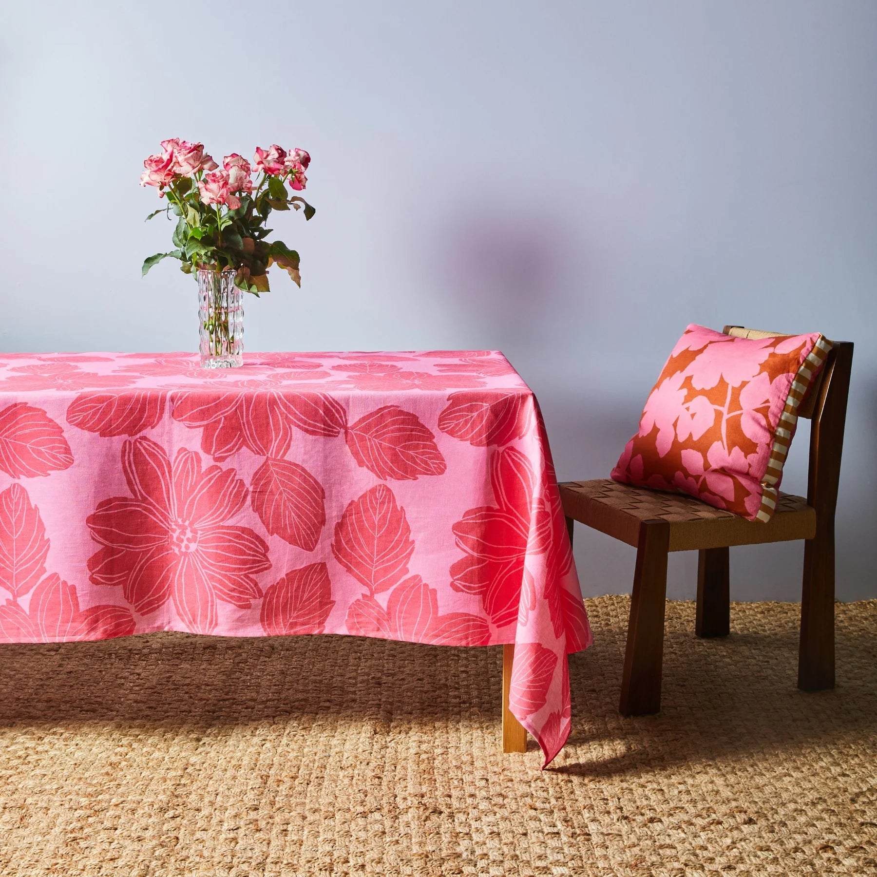 Bonnie &amp; Neil - Margot Tablecloth, Pink - The Flower Crate