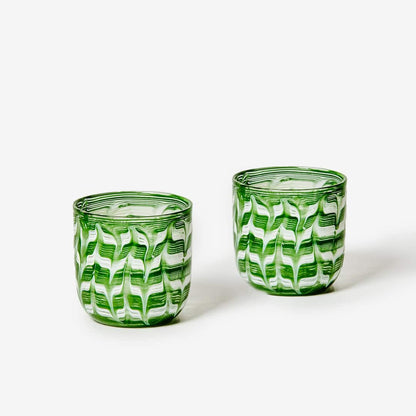 Bonnie &amp; Neil - Watercolour Tumblers, Green - The Flower Crate