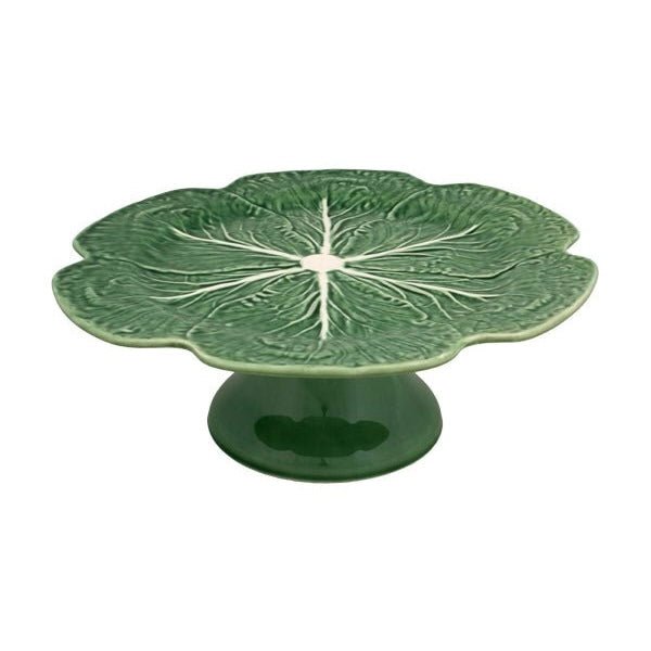 Bordallo Pinheiro - Cabbage Cake Stand - The Flower Crate