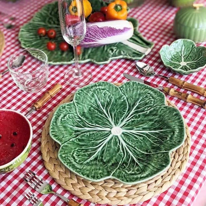 Bordallo Pinheiro - Cabbage Dinner Plate - The Flower Crate