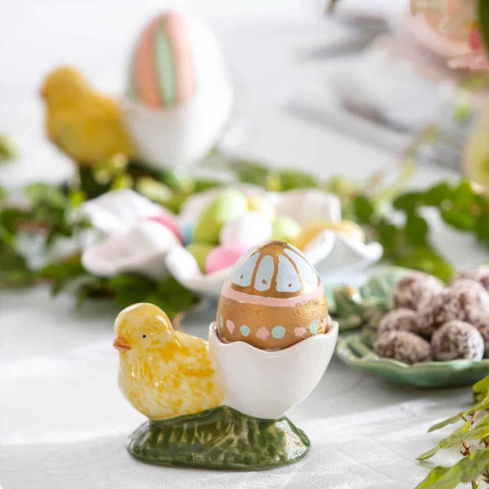 Bordallo Pinheiro - Egg Cup with Chick - The Flower Crate