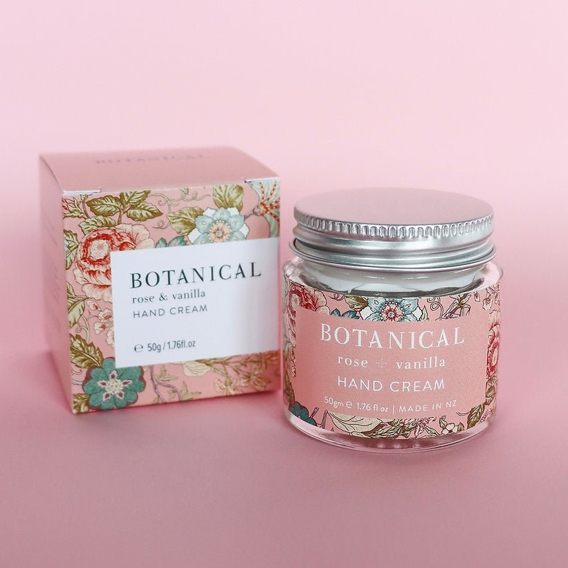 Botanical - Rose + Vanilla Hand Cream - The Flower Crate