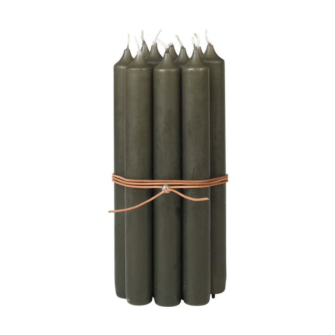 Broste - 10 Overdipped Candles, Grape Leaf - The Flower Crate