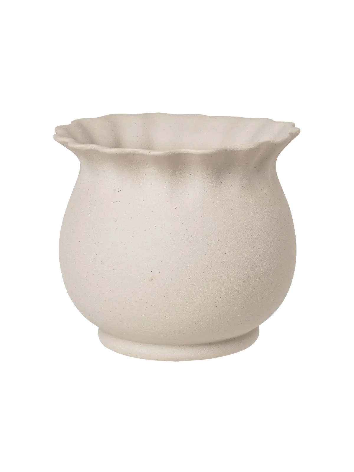 Broste - Alexa Flowerpot, Grey Sand - The Flower Crate