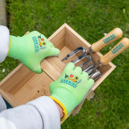 Burgon &amp; Ball - Growing Gardeners Kids Gloves - The Flower Crate