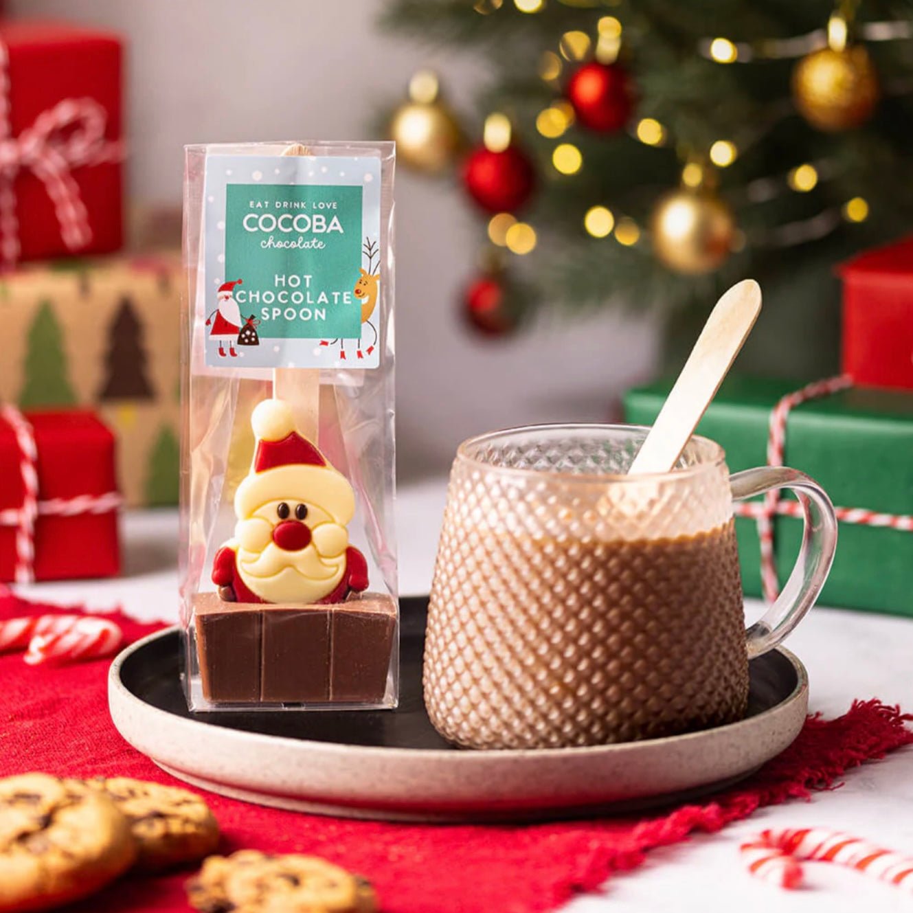 Cocoba - Christmas Santa Hot Chocolate Spoon - The Flower Crate