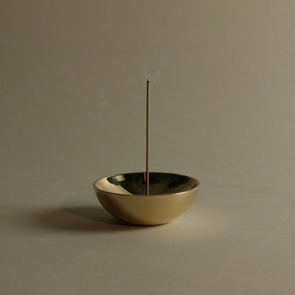 Corey Ashford - Atlas Incense Dish, Brass - The Flower Crate