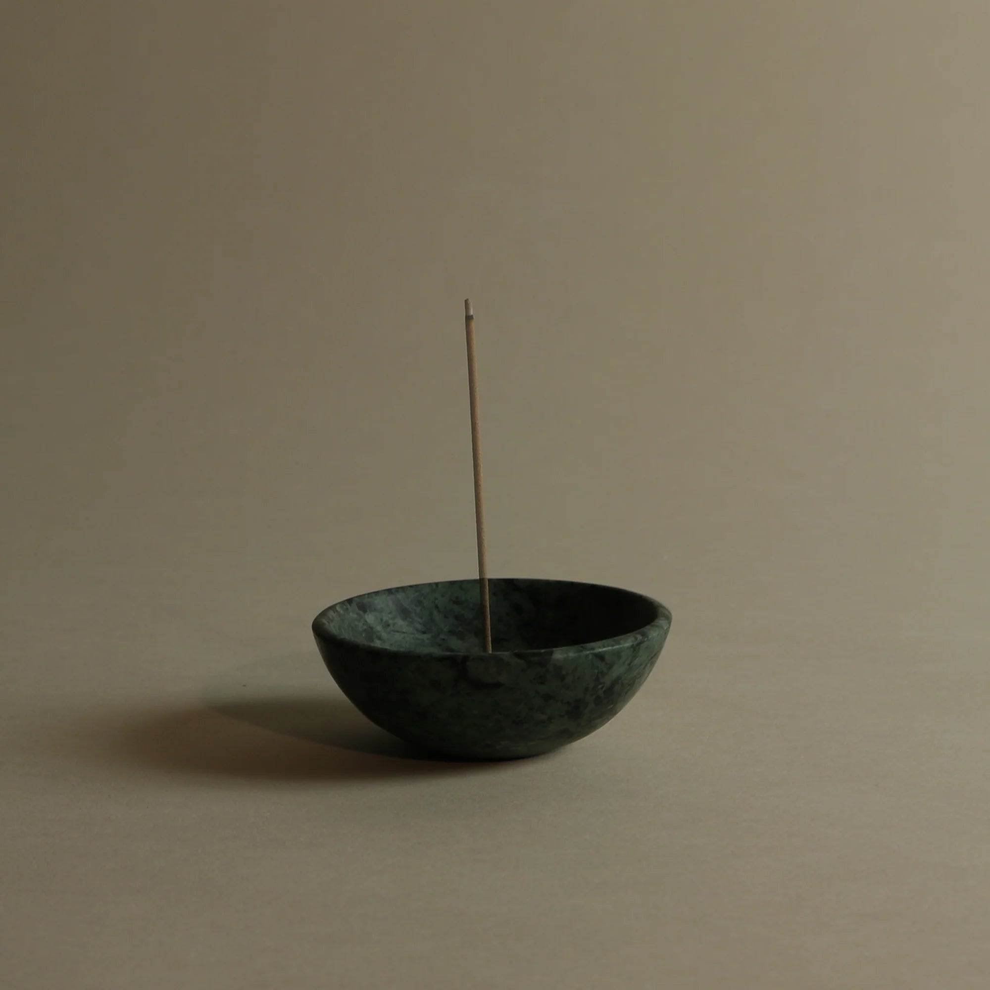 Corey Ashford - Atlas Incense Dish, Marble - The Flower Crate