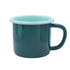 Dishy Enamelware 400mL Mug - Turquoise & Aqua - The Flower Crate