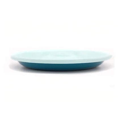 Dishy Enamelware Serving Plate - Turquoise &amp; Aqua - The Flower Crate