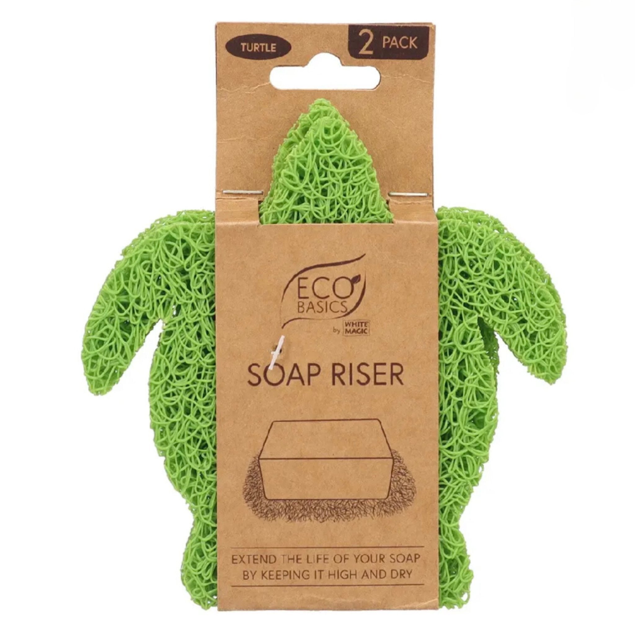 Eco Basics Soap Riser - Turtle - The Flower Crate