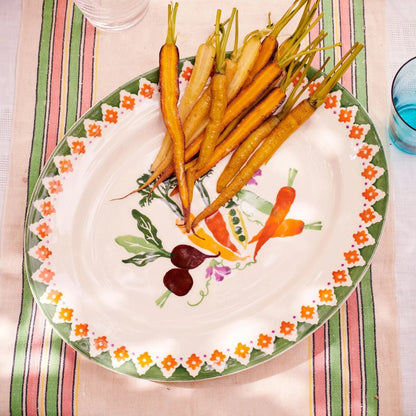 Emma Bridgewater - Carrots &amp; Beets Oval Platter - The Flower Crate