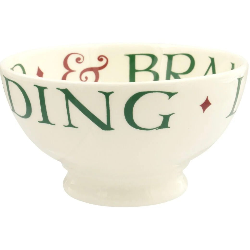 Emma Bridgewater - Christmas Lots Of Puddings French Bowl - The Flower Crate