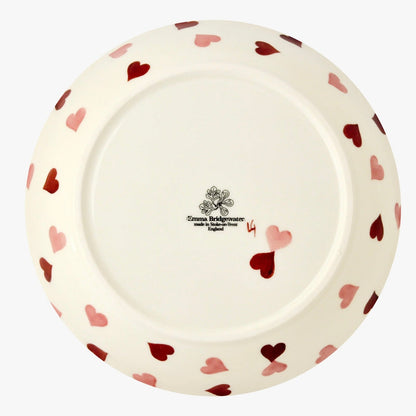 Emma Bridgewater Pink Hearts - Pasta Bowl - The Flower Crate