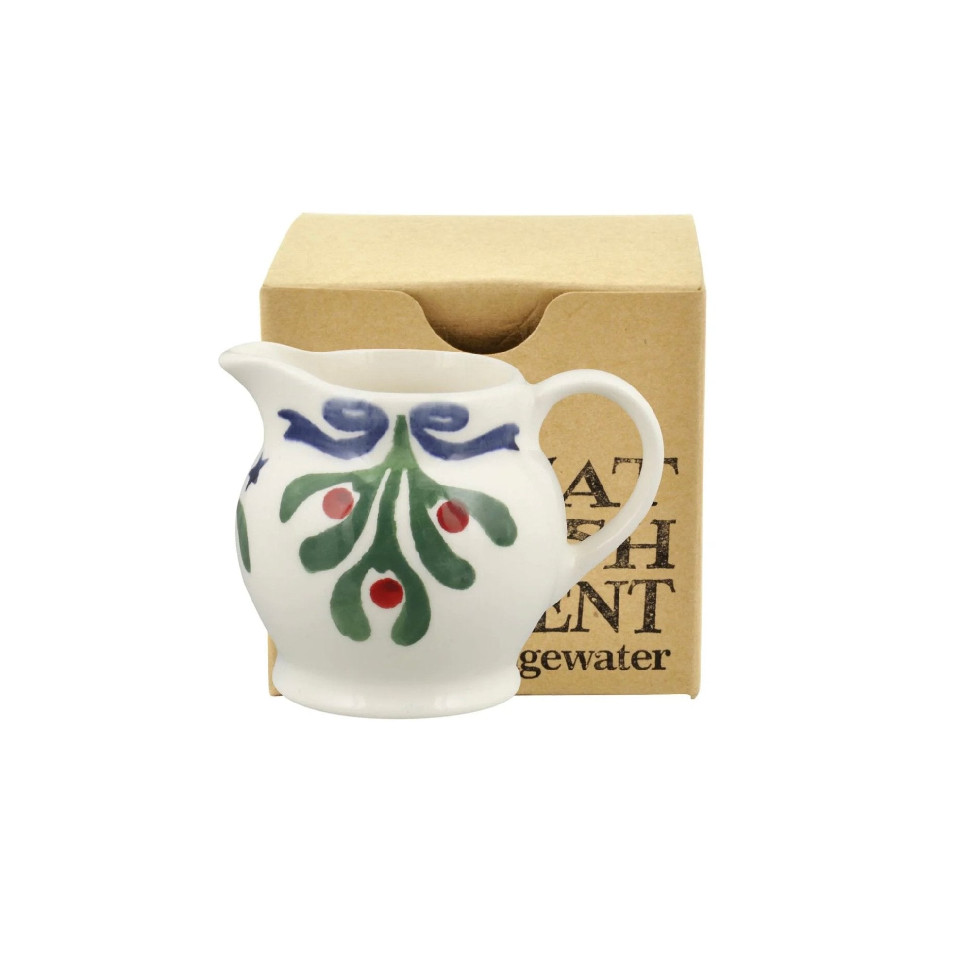 Emma Bridgewater - Tiny Jug Hanging Decoration, Mistletoe - The Flower Crate