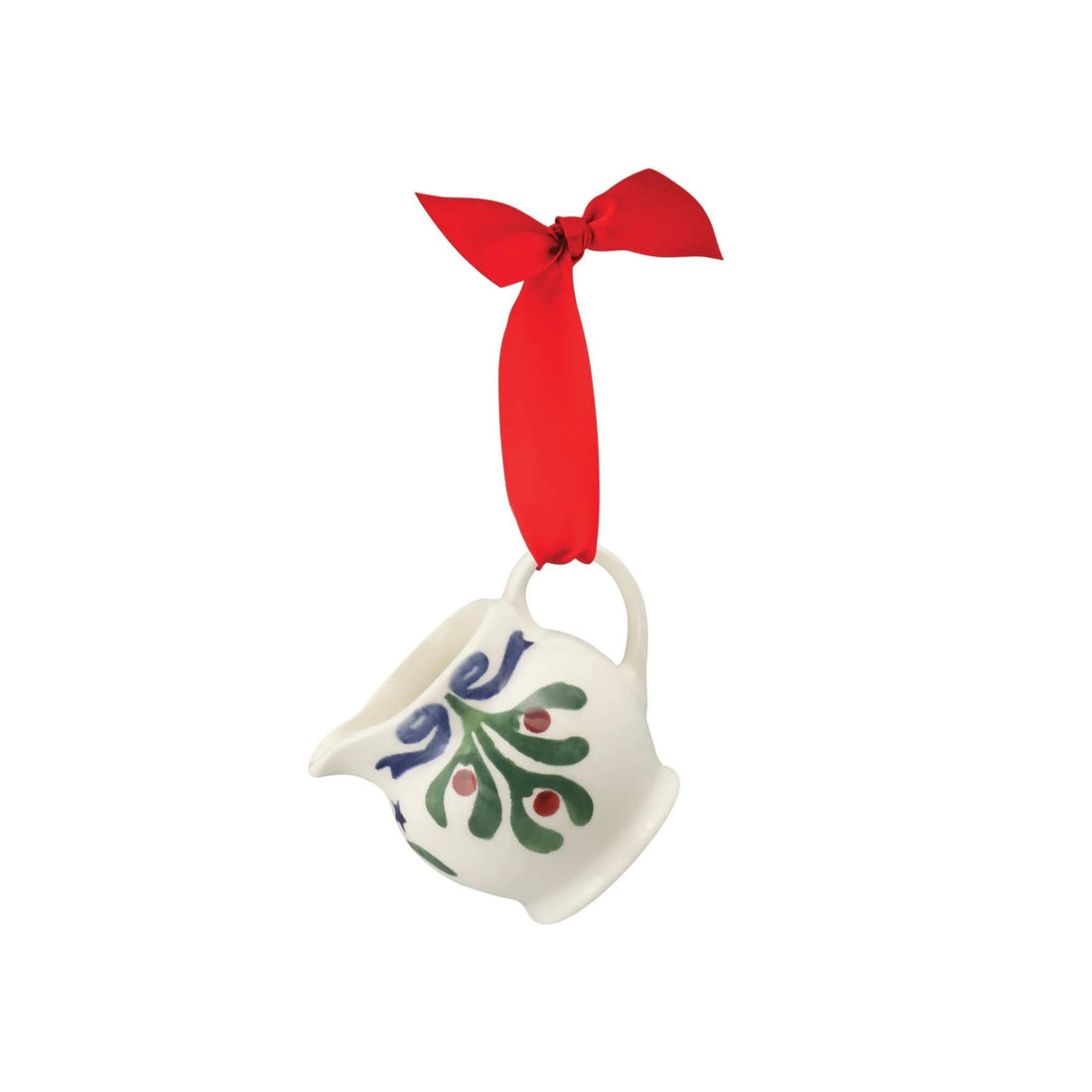 Emma Bridgewater - Tiny Jug Hanging Decoration, Mistletoe - The Flower Crate