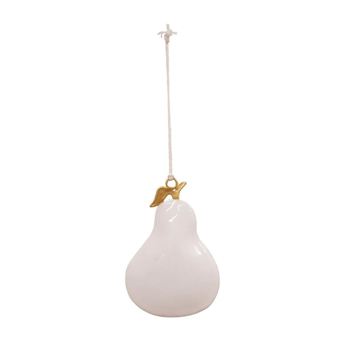 Enamel Hanging Pear Decoration - The Flower Crate