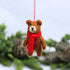 Felted Christmas Decoration - Brown Bear - The Flower Crate