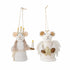 Felted Christmas Peo Ornament - Carolling Mouse Pair - The Flower Crate