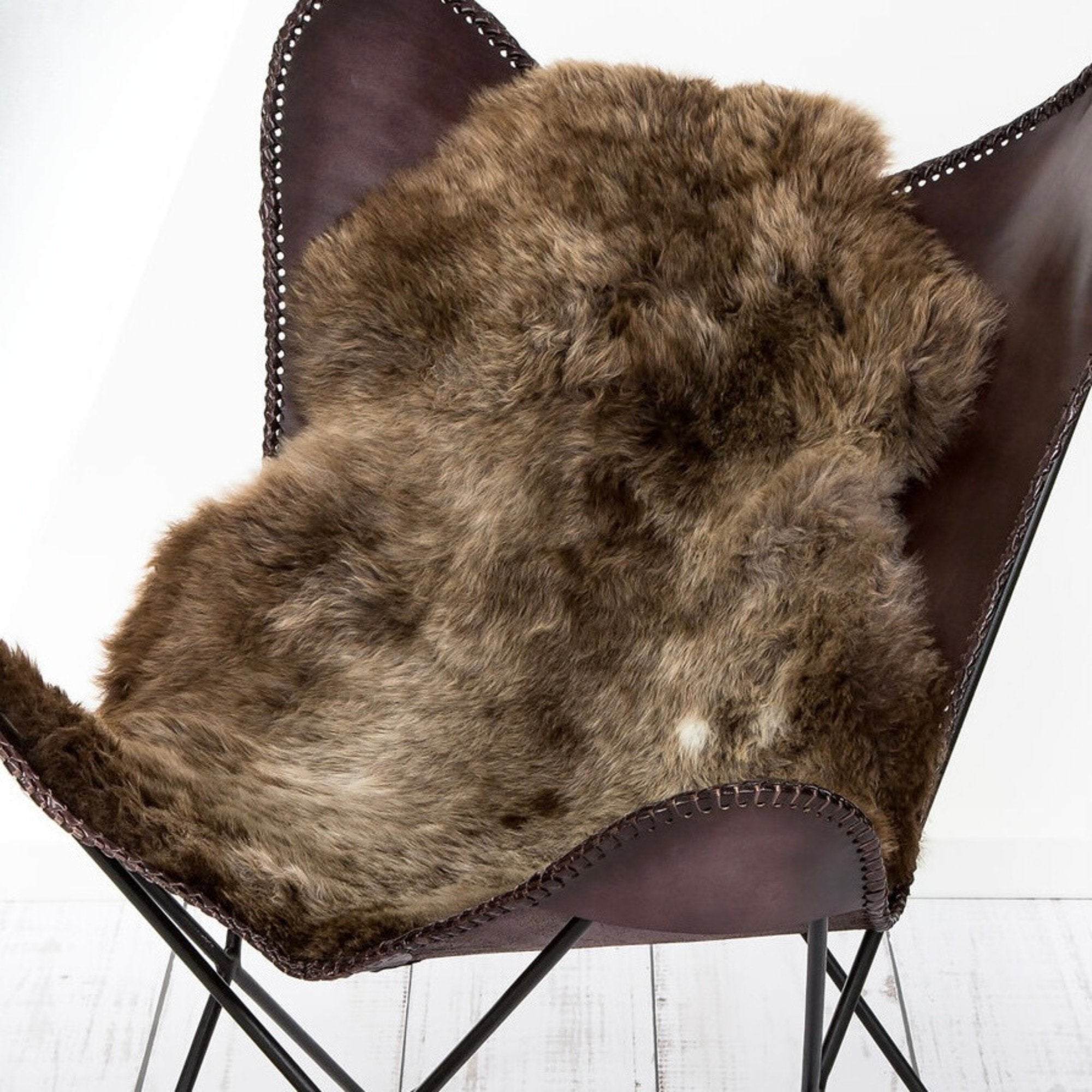 Fibre by Auskin - Longwool Sheepskin Rug, Natural - The Flower Crate