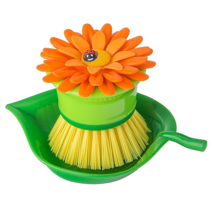 Florganic Flower Power Palm Dish Brush - The Flower Crate