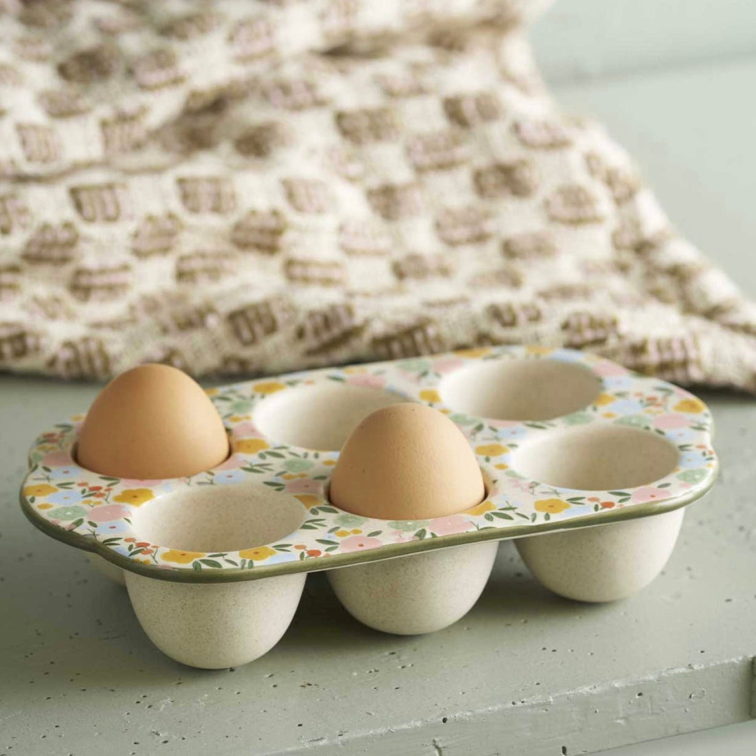 Flower Market Ceramic Egg Crate - The Flower Crate