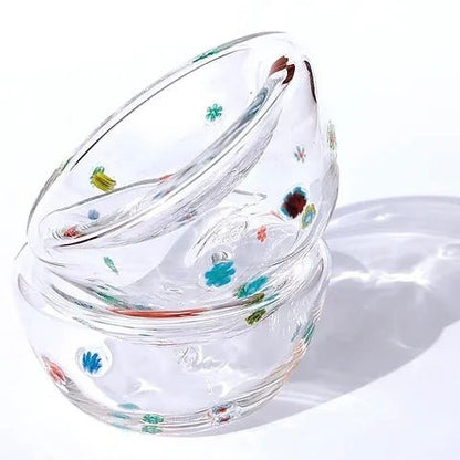 Flower Power Glass Gloria Bowl by Lauren Hunt - The Flower Crate