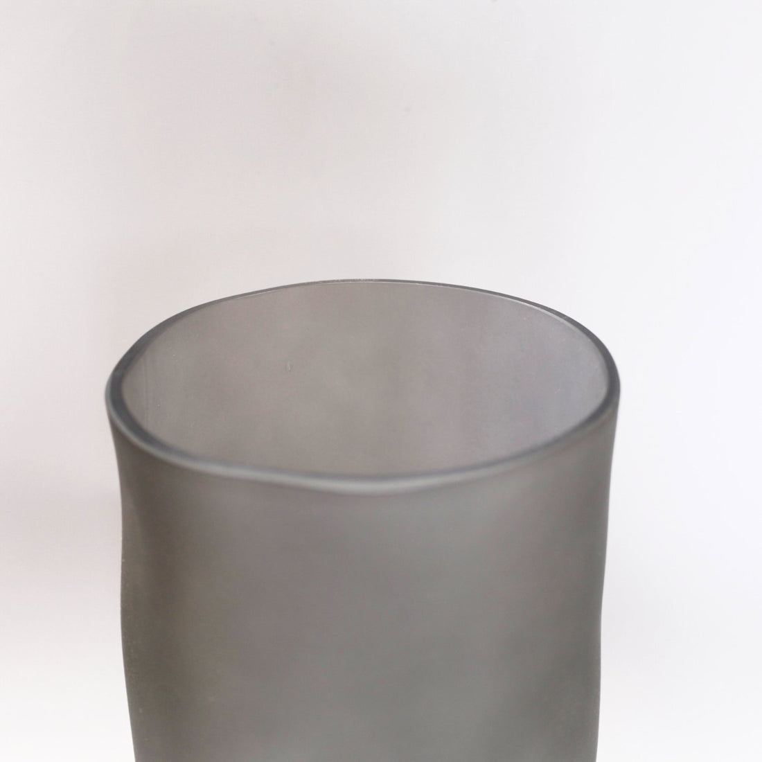 Frosted Glass Vase - The Flower Crate