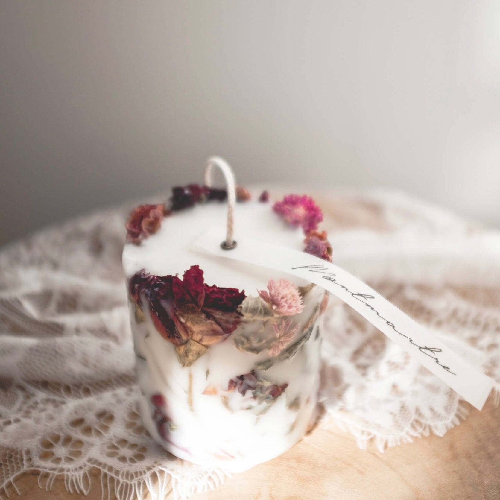 Fú Fú - Montmartre Dried Flower Candle - The Flower Crate