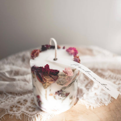 Fú Fú - Montmartre Dried Flower Candle - The Flower Crate