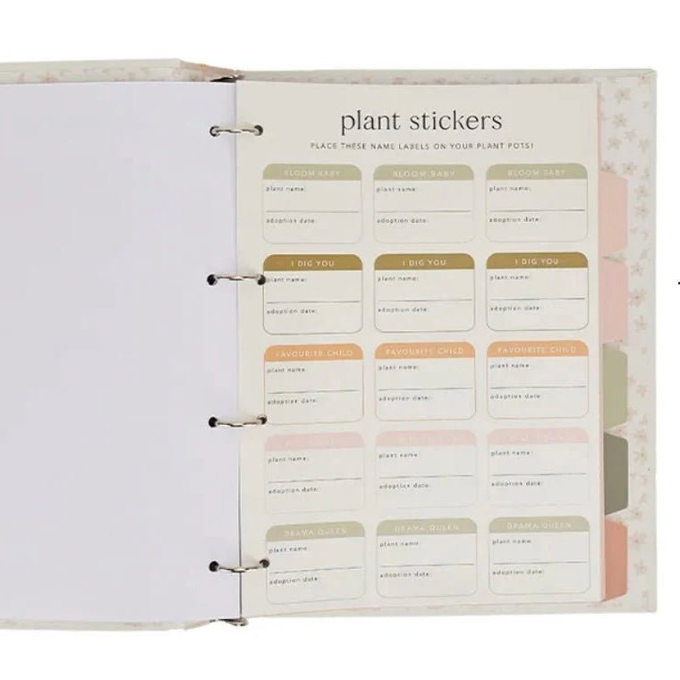 Garden Journal Binder - The Flower Crate