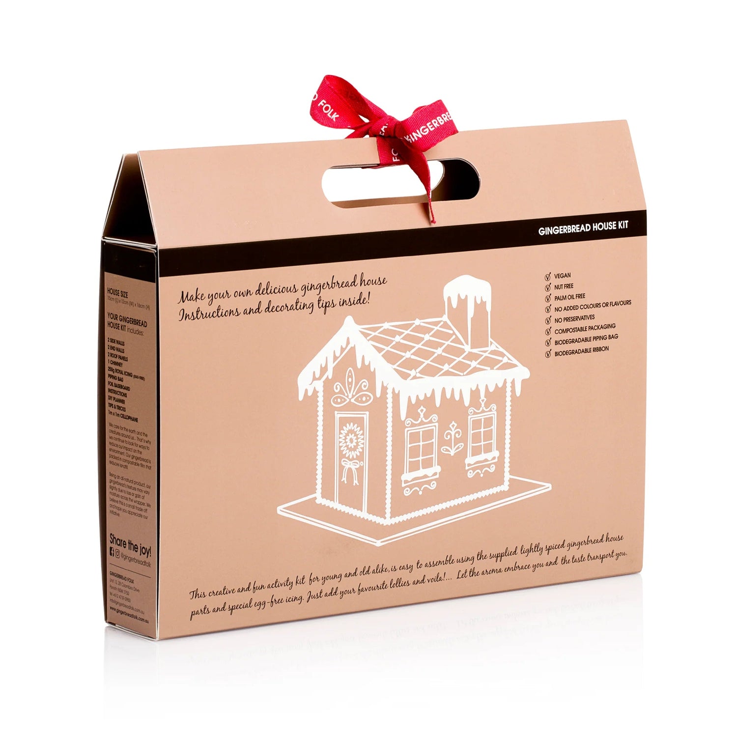 Gingerbread Folk - Gingerbread House Kit - The Flower Crate