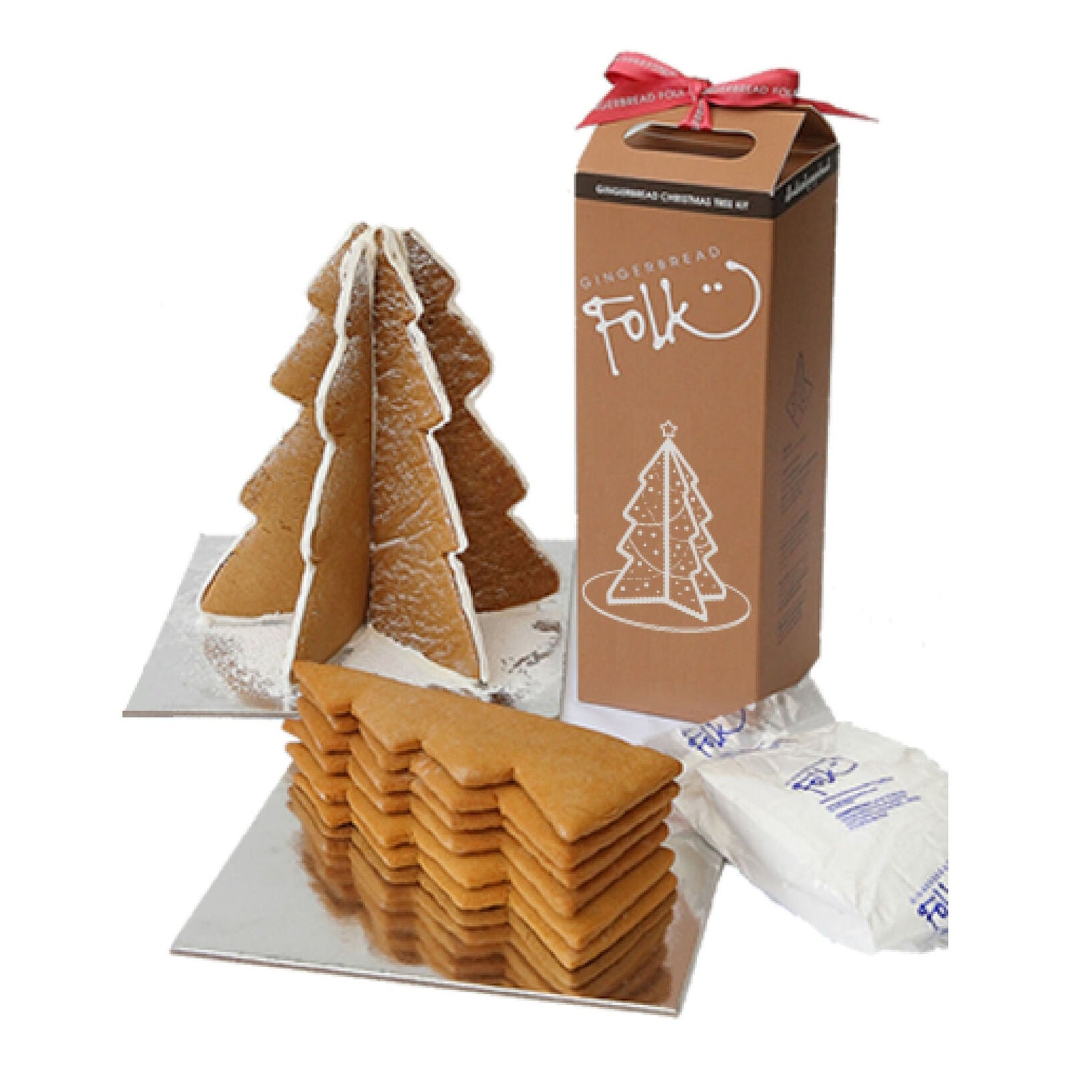 Gingerbread Folk - Gingerbread Tree Kit - The Flower Crate