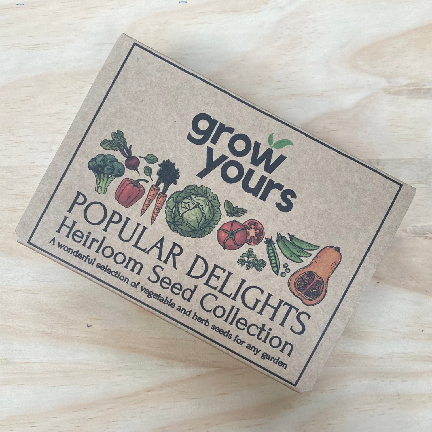 Grow Yours - Popular Delights Seed Gift Box - The Flower Crate