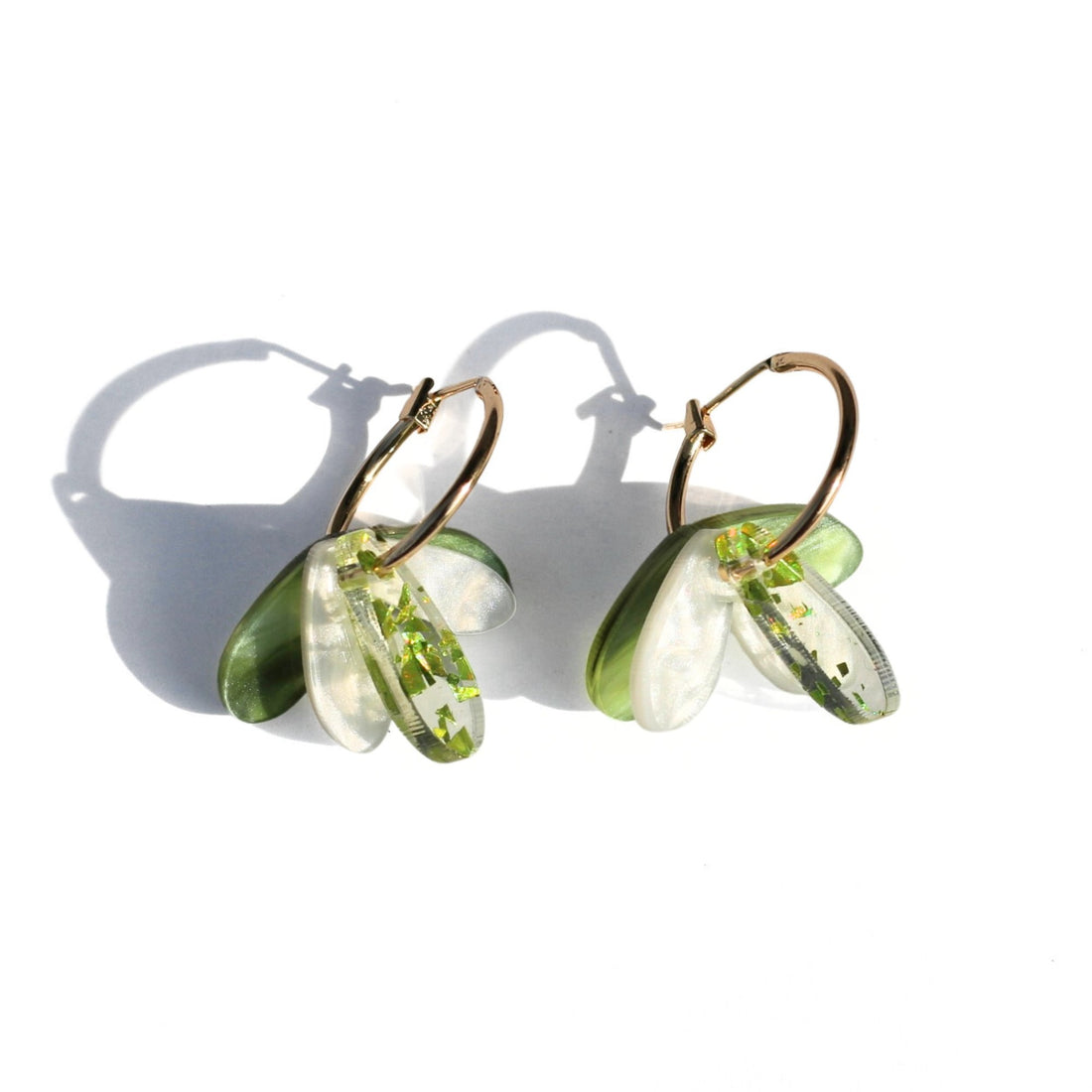 Hagen + Co - Happy Hour Earrings, Sage - The Flower Crate