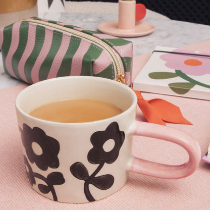 Hand Painted Mug, Monoflower - The Flower Crate