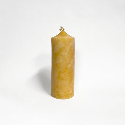 Hohepa Beeswax Candle - Tall Cafe - The Flower Crate