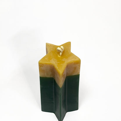 Hohepa - Beeswax Star Candle - The Flower Crate