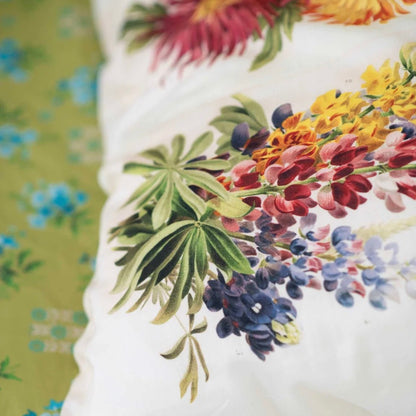 Lazybones - Organic Cotton Pillowcase Set, Horticole - The Flower Crate