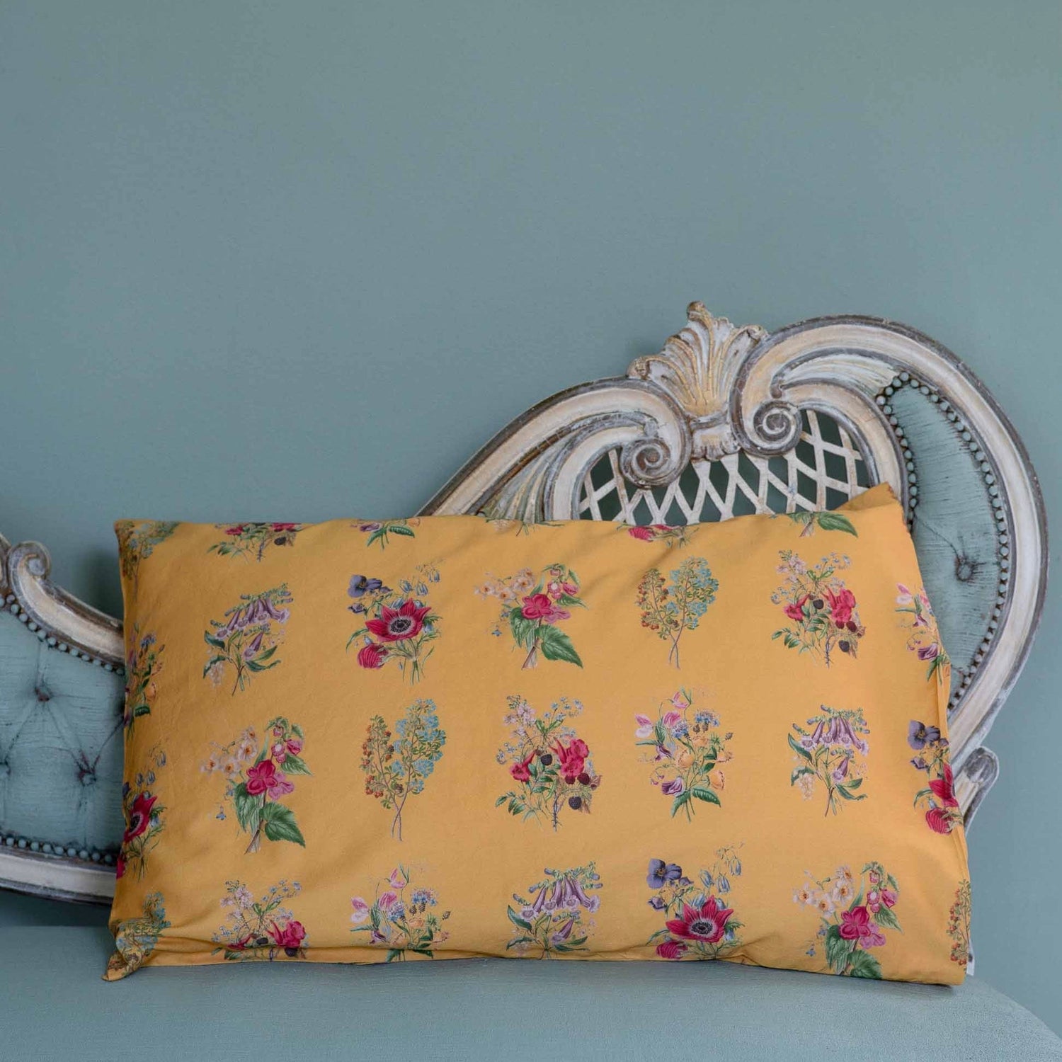 Lazybones - Organic Cotton Pillowcase Set, Summerland - The Flower Crate