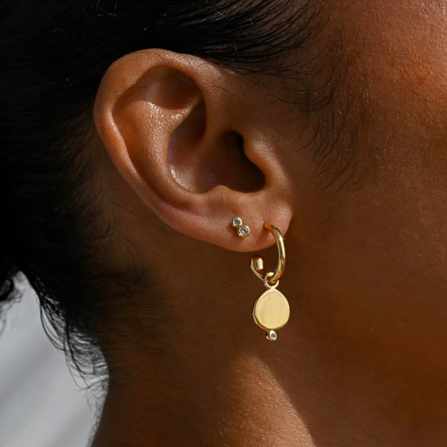 Linda Tahija - Field Hoop Earrings - The Flower Crate